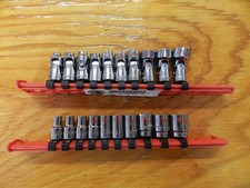 Matco Tools 14 Drive Socket Set Sae 316-916 Shallow Swivel Hand Tool Lot.