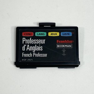 Franklin Bookman Professeur d’Anglais French Professor Cartridge BQF-2025