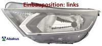 Abakus 221-11ANLMLDEM2 Hauptscheinwerfer Links Scheinwerfer FüR Hyundai