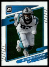 2021 Donruss Optic Yetur Gross-Matos Carolina Panthers #161
