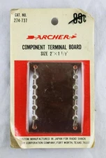 Vintage Radio Shack Archer Component Terminal Board (2" X 1.5) 274-737