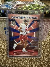 2025 Panini Mosaic Center Stage Emeka Egbuka Blue /99 Rookie RC (First on Print)