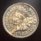 1905 “Full Liberty Wood grain Indian Head Cent Penny #2776