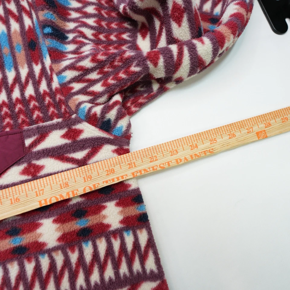 Patagonia Synchilla Kuta Klash Snap T Флис Женский Размер M Смородина Ацтекская Редкая - Изображение 4 из 4