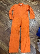 Vintage Dickies Industrial Wear Work Jumpsuit rare Longsleeve Size 42 RG Buttons