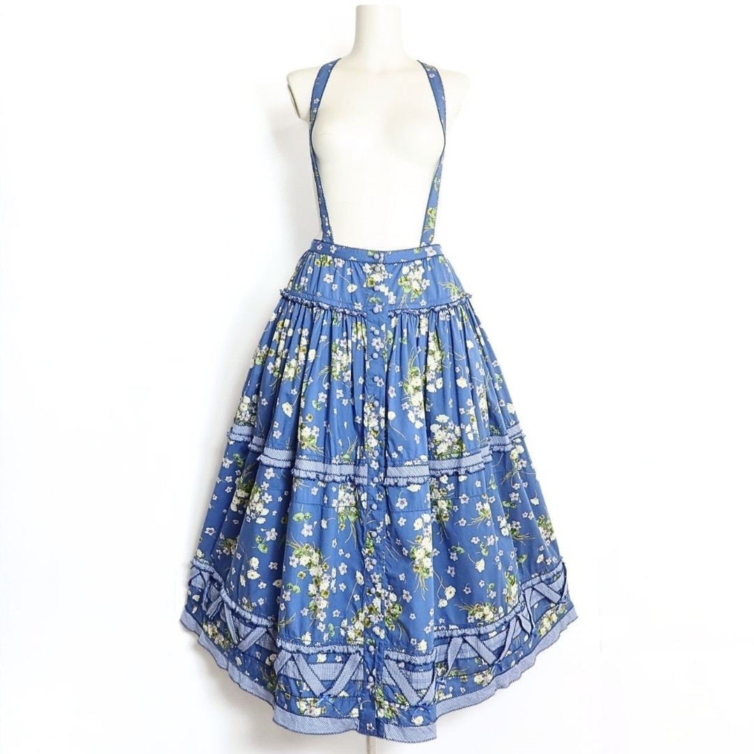 Pink Housegingham Patchwork Violet PT Halter Skir… - image 1