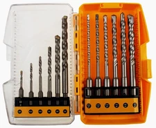 12Pcs SDS Plus Hammer Drill Bit and Masonry Drill Bit Drill Bricks Stone Concret