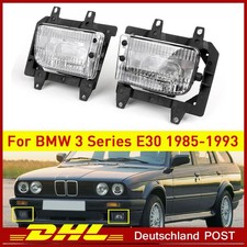 Für BMW E30 3er 85-93 1Paar Stoßstange Fernlicht Nebelscheinwerfer Klarglas