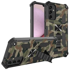 For Samsung Galaxy A56 A54 A25 A16 Camouflage Armor Bracket Anti-fall Phone Case