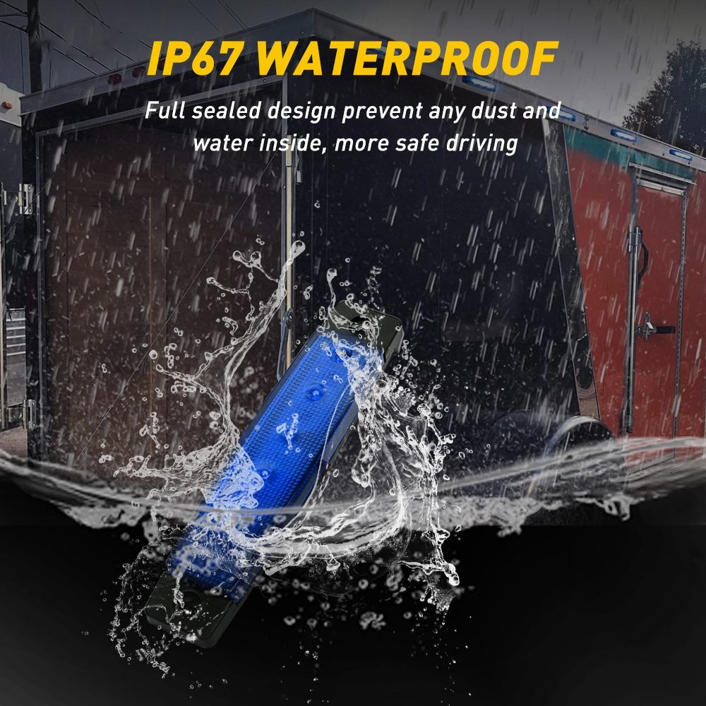 10x Under Body LED Rock Light For JEEP Truck Offroad UTV Bed Fog Lights Blue