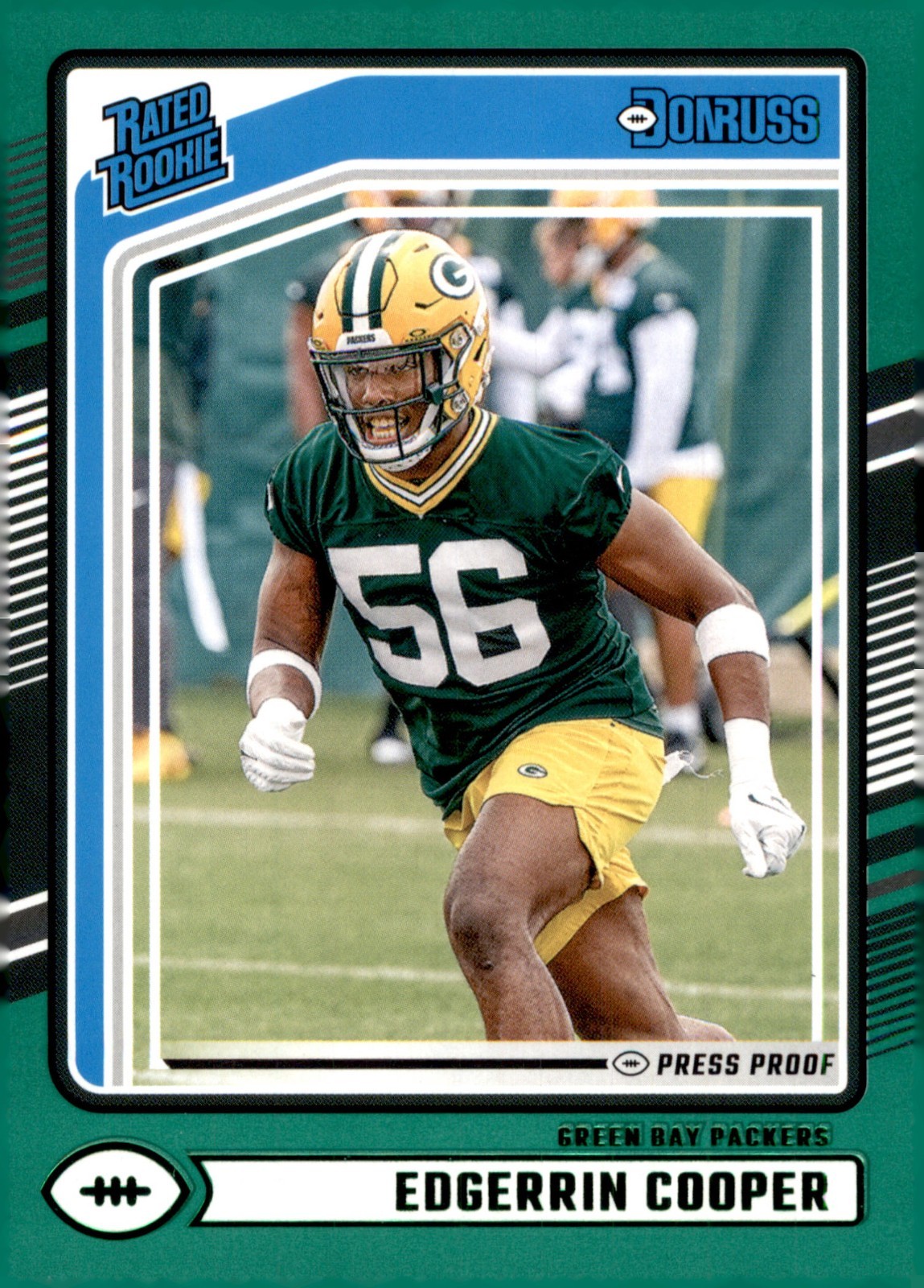 2024 Panini Donruss Press Proof Green #325 Edgerrin Cooper (RC)