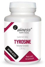 Aliness Tyrosin N-Acetyl Tyrosin 500 mg 100 vegane Kapseln