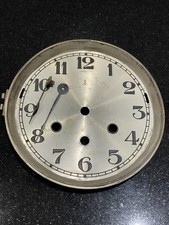 Gustav Becker Clock Dial with glass + hands 170mm approx, spares & repairs