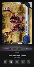 DIGITAL TOPPS WWE SLAM The Irresistible Forces SR ELIMINATION CHAMBER GOLD Read