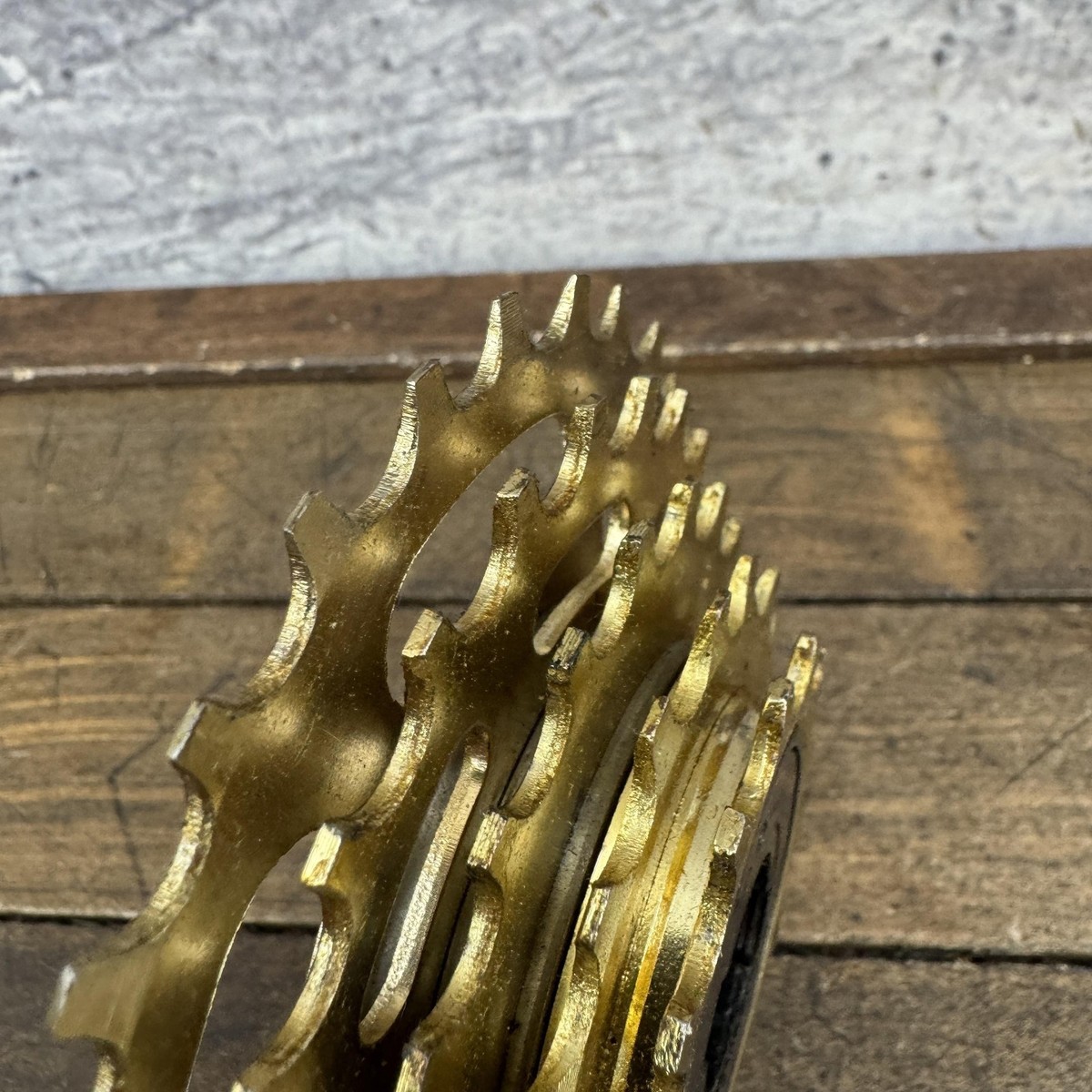 ゴールド　自転車　太め　タイヤ　手渡し Vintage Suntour Pro-Compe Freewheel 5 Speed Gold NOS 14-28T 28T