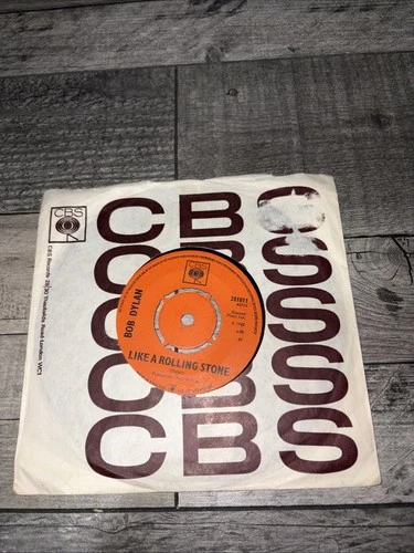 Bob Dylan - Like A Rolling Stone - 7” Vinyl Record Single - 1965 CBS UK 1st Folk