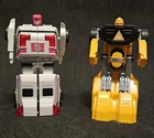 Vintage 1997 Bandai Power Rangers Deluxe Turbo Rescue 5 And 4