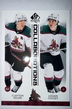 2023-24 Sp Authentic - Collaborations Clayton Keller, Logan Cooley (RC) Coyotes