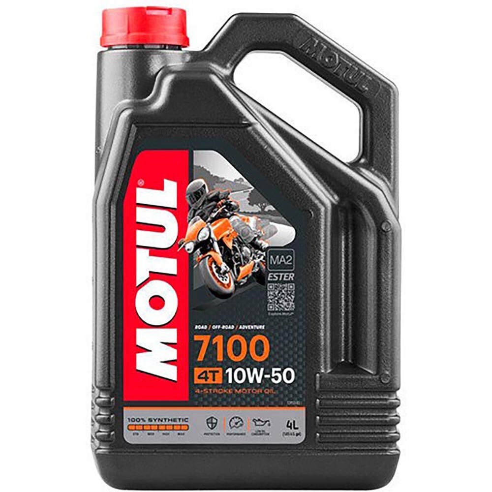 Motul 7100 4T 10W50 huile pour moteur moto bicylindre et routiere 4L
