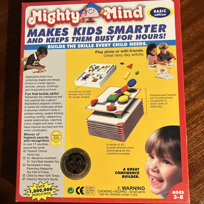 Mighty Mind Puzzles Homeschool Educational Award Winning Toy Game