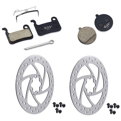 Bremsbeläge Set vorne + hinten + 2 Bremsscheiben Segway Ninebot ZT3 Pro brake