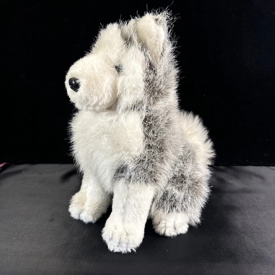 Juguete de peluche realista Mary Meyer Husky perro 10" Foto 2 de 4