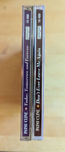 2 Patsy Cline Today, Tomorrow & Forever + Don't Ever Leave Me Again CDs '93 NEW - Picture 4 of 8