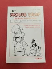 Atari 2600 MOUSE TRAP Instruction Booklet Manual Only.  No Game.