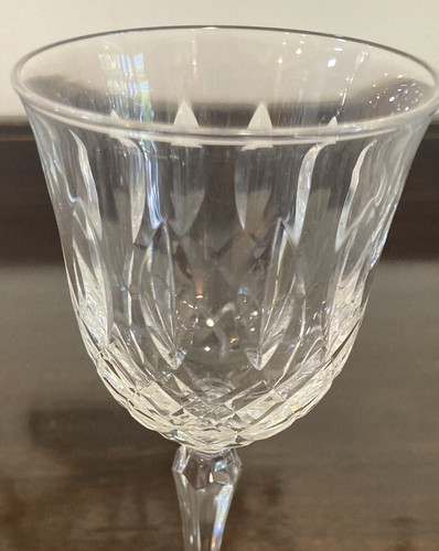 Tiffin Franciscan Elyse Crystal 6” Sherry Glasses Set of 4 - Picture 2 of 5