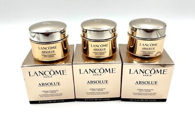 Lot of 3: Lancome Absolue Revitalizing Soft Cream 15ml*3=45ml/ 1.5