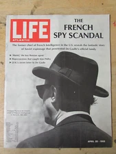 LIFE ATLANTIC - APRIL 29 . 1968 - THE FRENCH SPY SCANDAL - Paperback