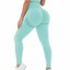 thumbnail 23 - Women Tik Tok Yoga Pants Anti-Cellulite Push Up Ruched High Waist Leggings Gym