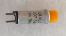 Cartridge Lamp Milky Orange  Dialco 14V 80Ma 507-3913 