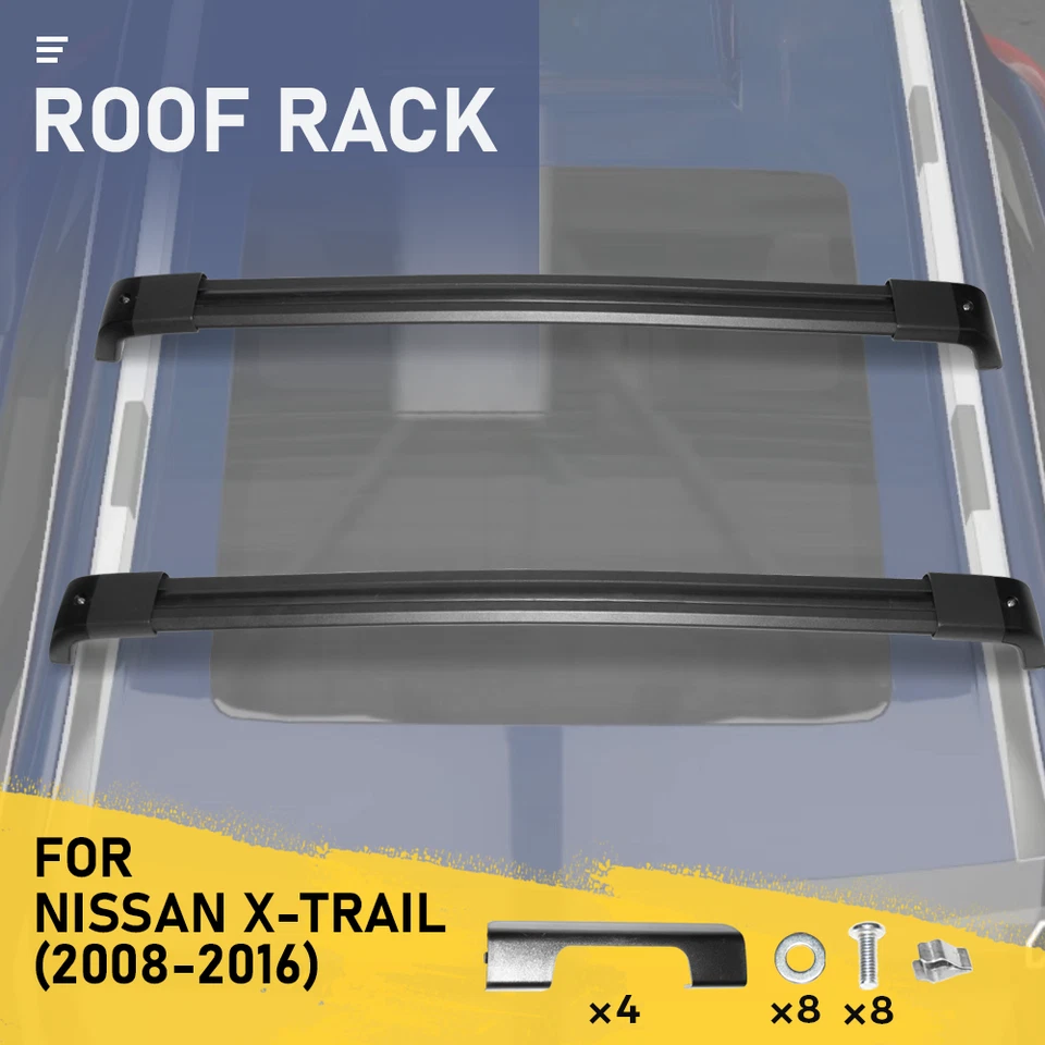 FOR NISSAN X TRAIL 2008 - 2016 T31 X-TRAIL 2PCS CROSS BAR ROOF RACK - image 2 of 4