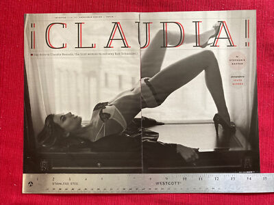 Actor Claudia Bassols 4-page 2012 Print Article - Great To Frame!
