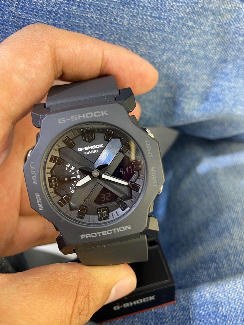 Casio G-Shock GA-2300-1A Black Minimalist Futuristic Slim Design