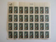 Scott # 1386 - Sheet of 32 - William M. Harnett - MNH - 1969 - CV$ 8