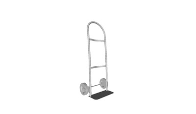 Printle Hand Truck Dolly-Two Wheeler Trolley Object for Dioramas Train Sets