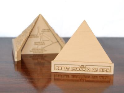 Pyramid of Giza Model with Complete Lesson | eBay
