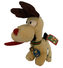 Dakin Odie Christmas Plush Reindeer Garfield Stuffed Animal TAGS Vintage 1983