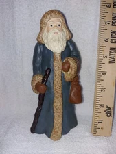 Father Christmas Figurine, Fruit In Backpack, 1987, Etc Collections