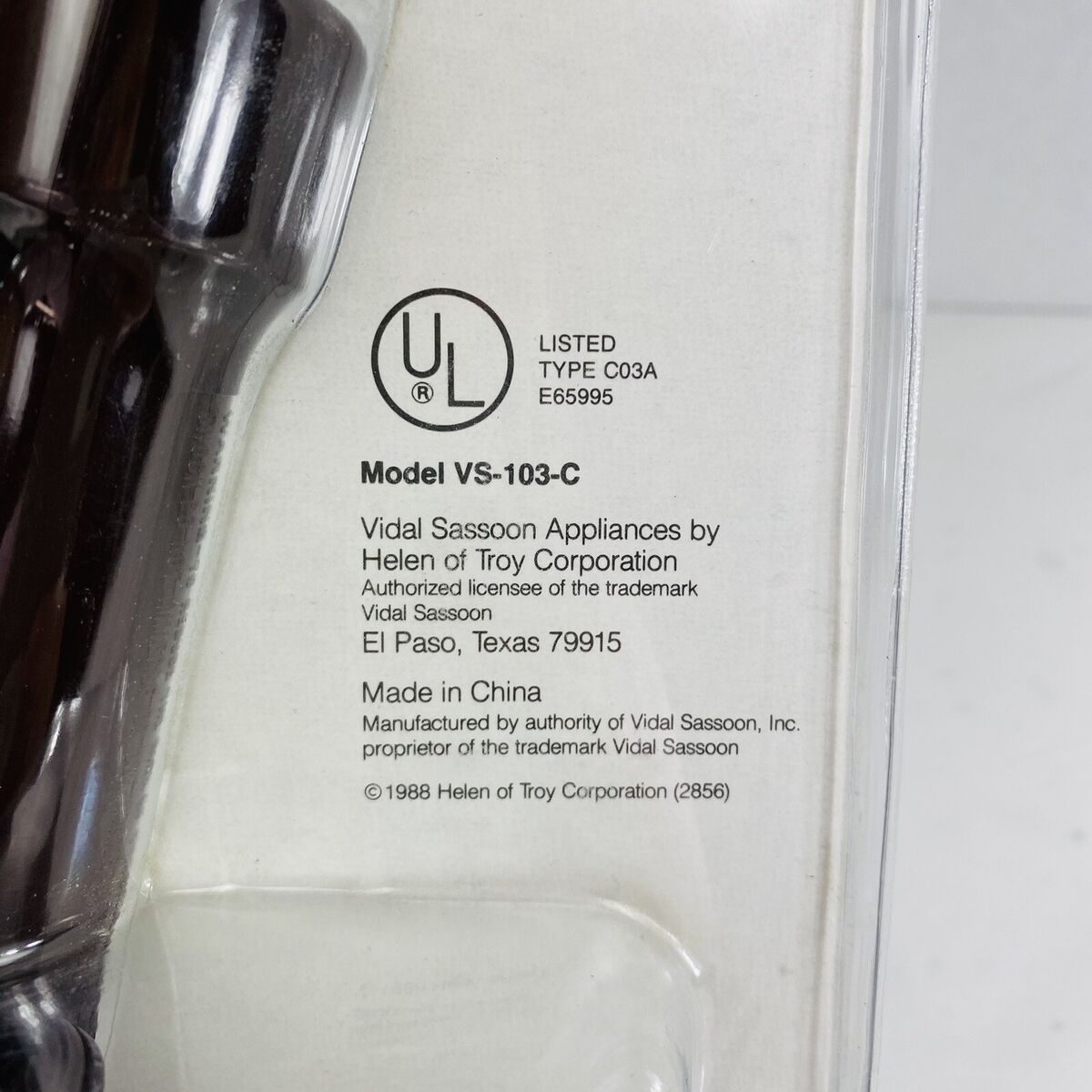 Vintage Vidal Sassoon Professional 1/2 Vintage Vidal Sassoon Professional 1/2