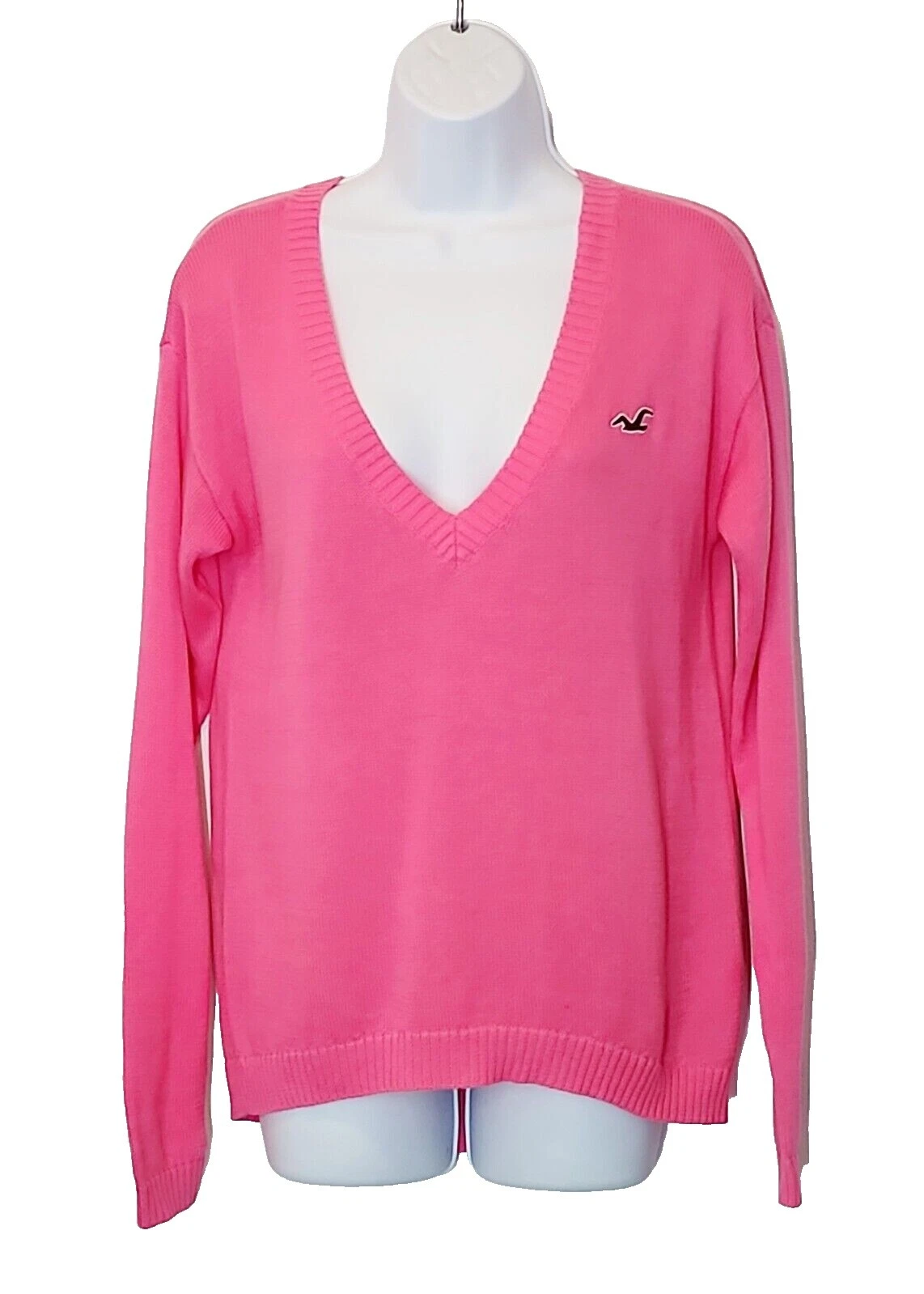 Hollister Cotton 3/4 Sleeve Sweaters for Women