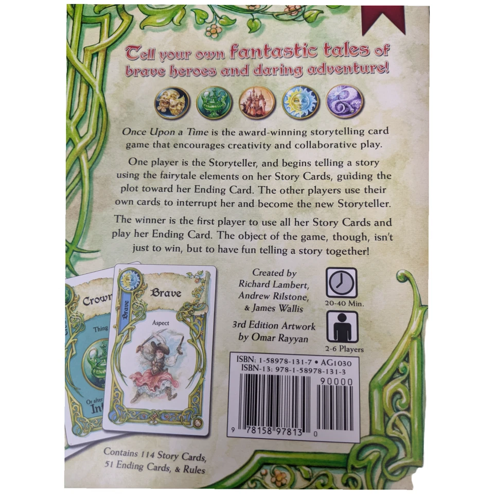 Once Upon A Time Storytelling Card Game Complete Award Winning Atlas Great Gift - Image 4 of 4