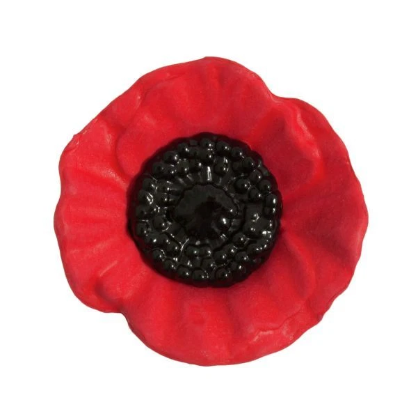 Poppy Buttons Red Two Hole or Shank 20mm 28mm 41mm Remembrance Day - Image 2 of 4