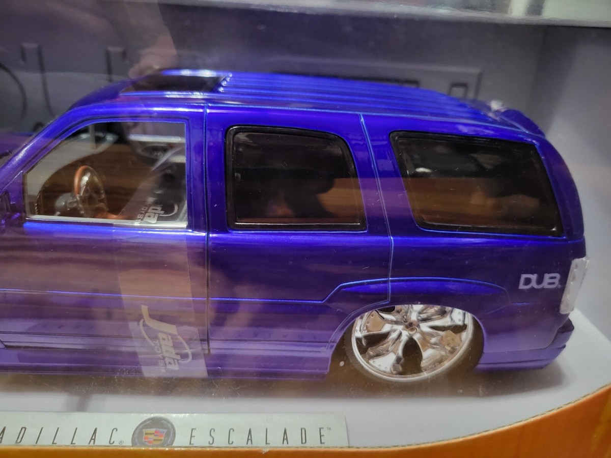 Jada Toys Dub City Big Ballers Cadillac Escalade Blue Diecast 1:18