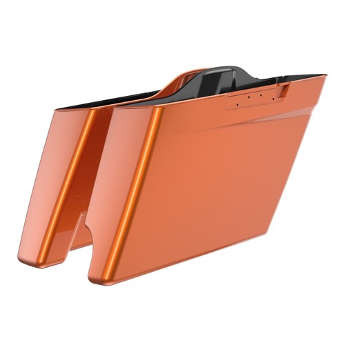Amber Whiskey 2-in-1 Extend Stretched Saddlebag For 14+ Harley FLHR FLHXS FLTRX - Picture 5 of 19