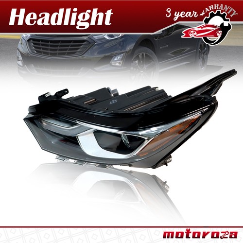 HID Headlight For 2018-2021 Chevy Equinox W/o Bulbs W/o Ballast Passenger