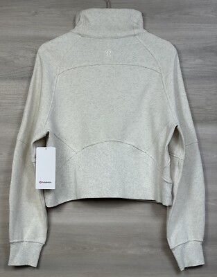 Lululemon Scuba Oversized Funnel Neck Size M/L HRLI / GOLD 05233
