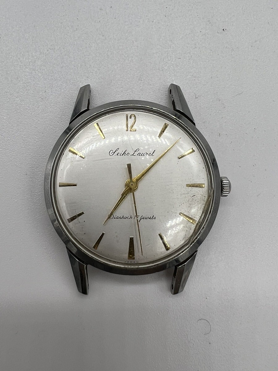 Vintage Seiko Laurel 17 Jewel Men's Mechanical Wristwatch 14025